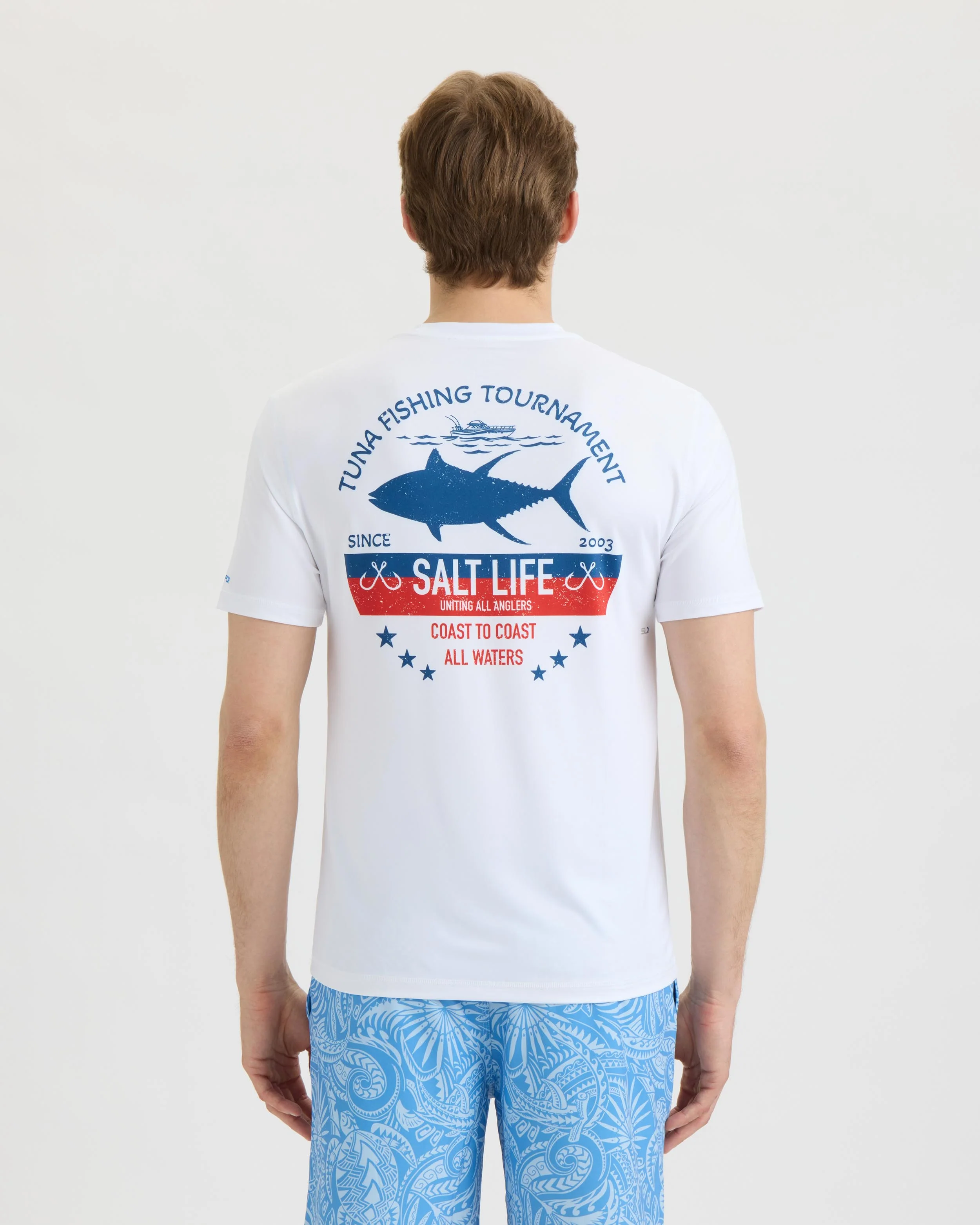 Men’s Tuna Tournament SLX Performance Short Sleeve Tee - Image 4