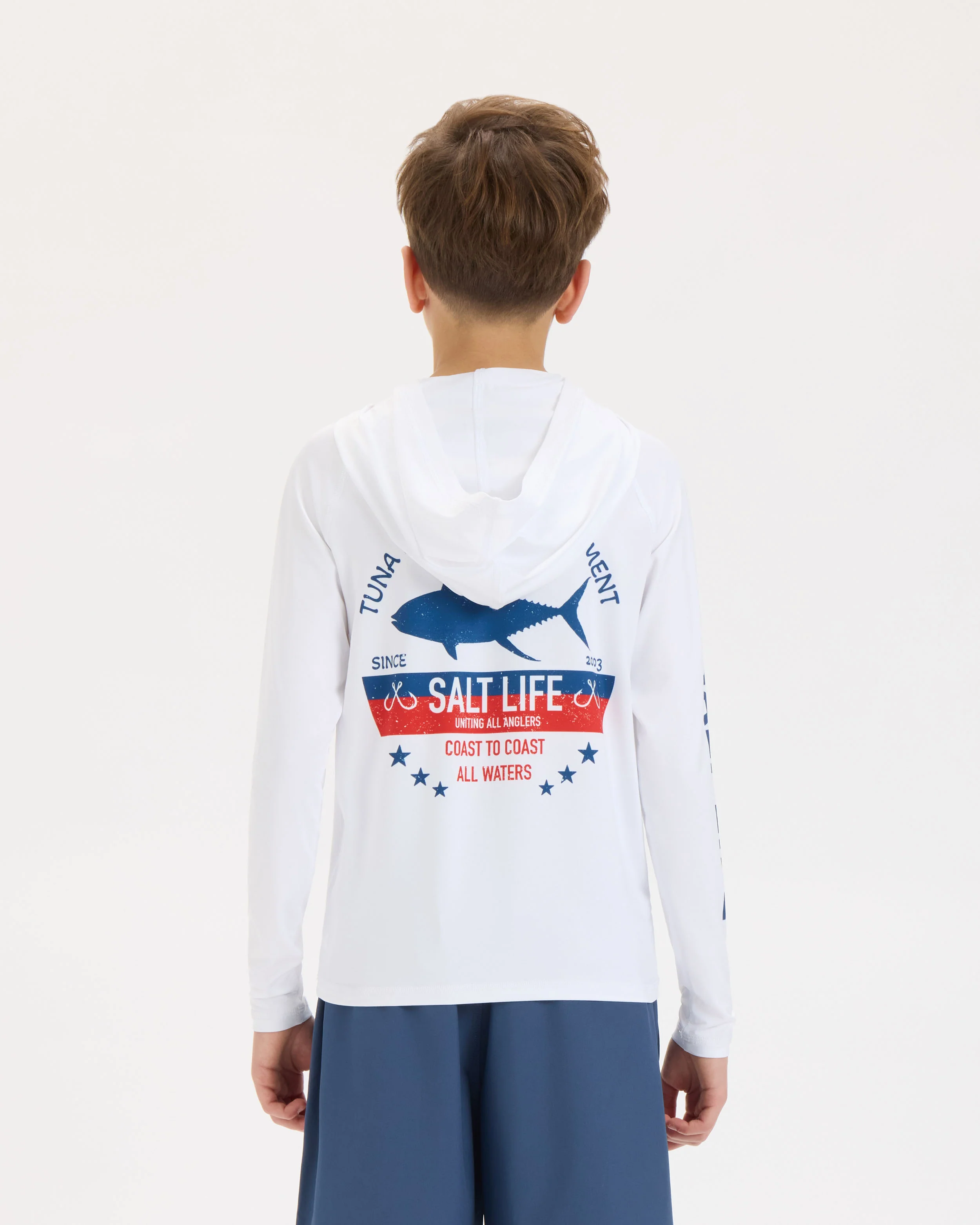 Youth Tuna Tournament Hooded SLX Performance Hoodie - Image 4