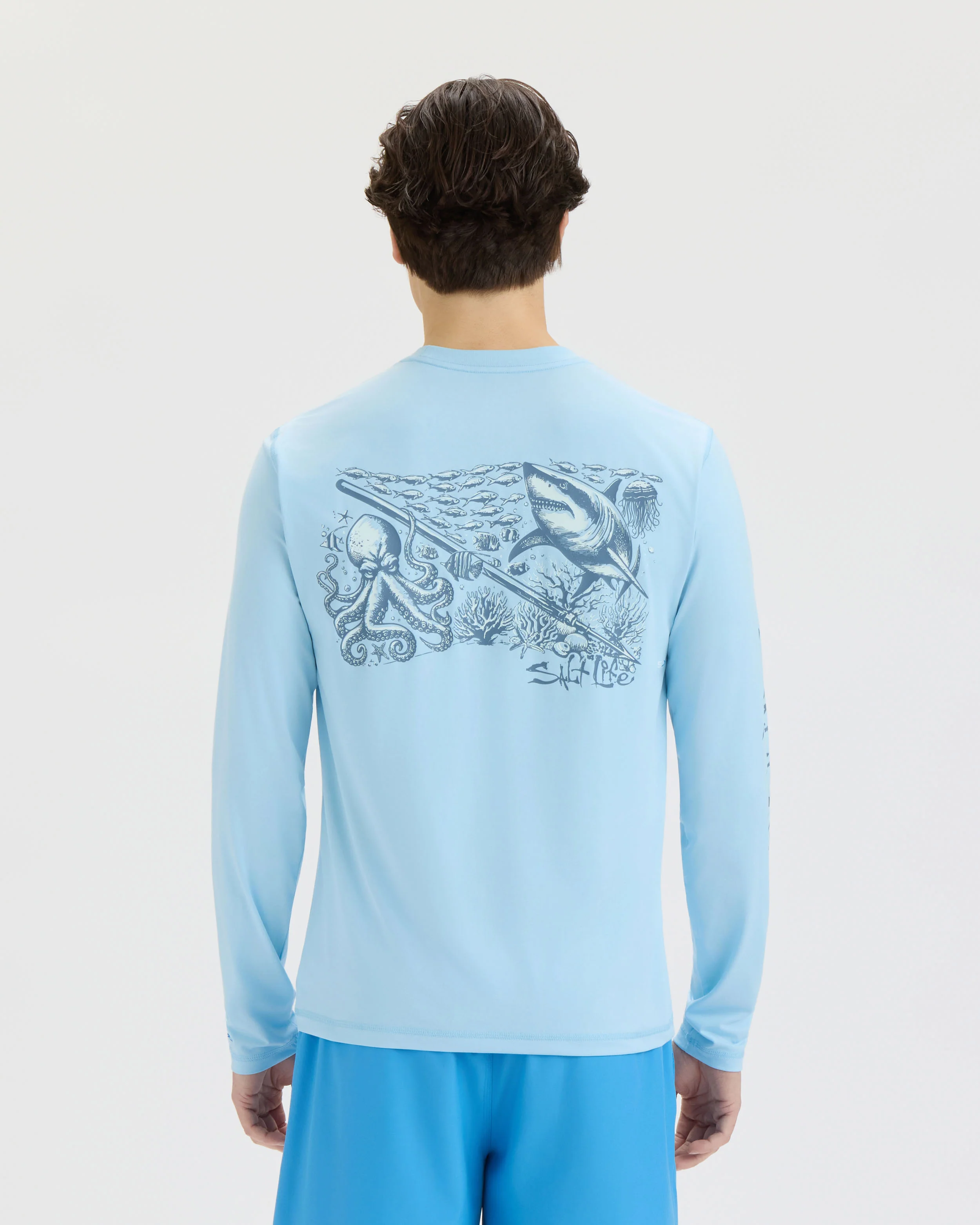 Men’s Underwater Diving 2.0 SLX Performance Long Sleeve Tee - Image 3