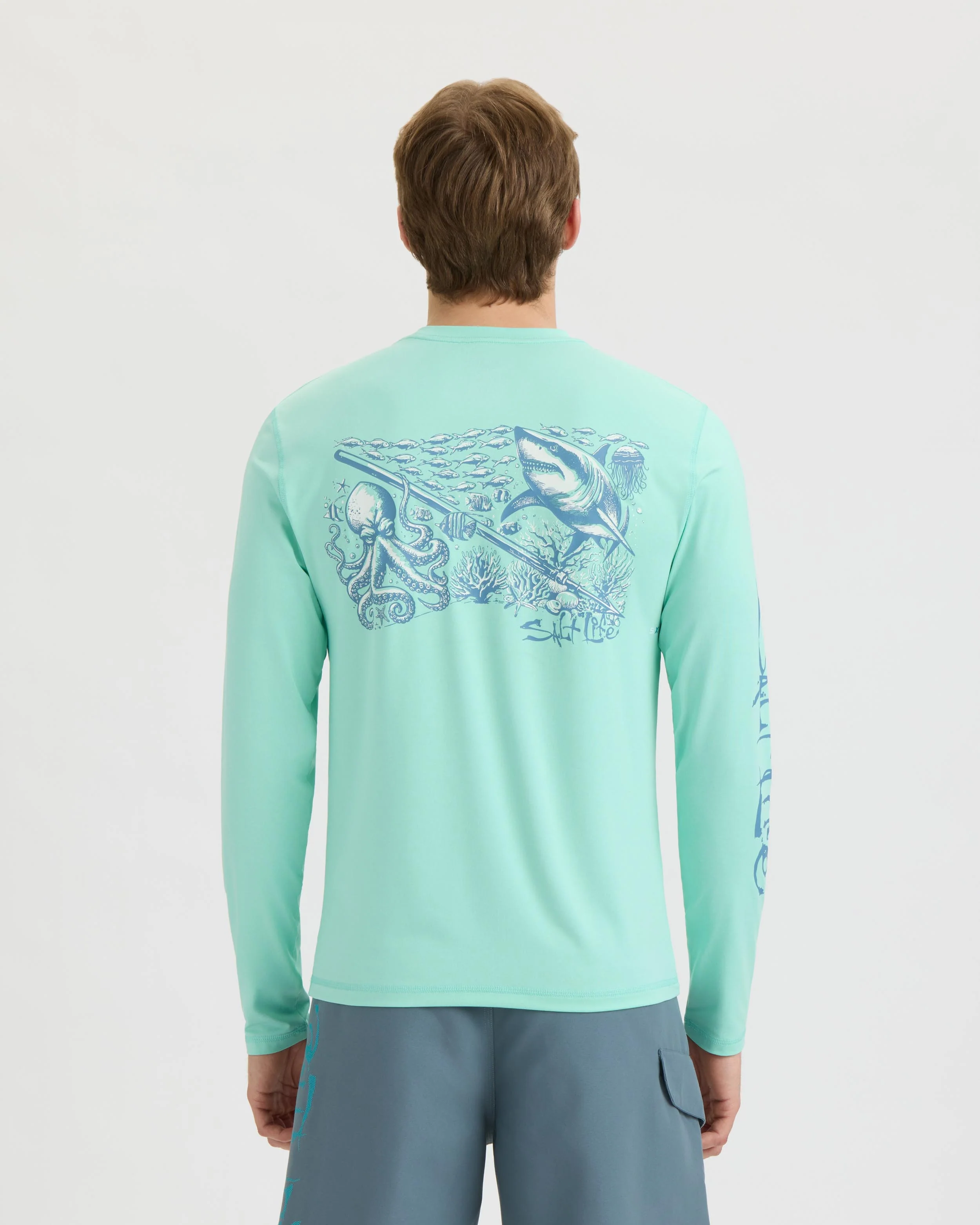 Men’s Underwater Diving 2.0 SLX Performance Long Sleeve Tee - Image 4