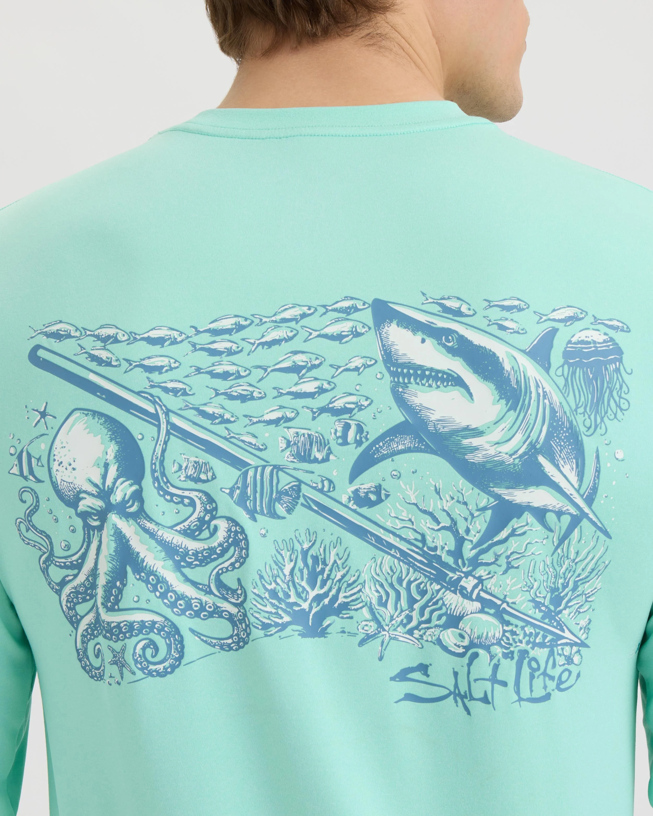 Men’s Underwater Diving 2.0 SLX Performance Long Sleeve Tee - Image 5