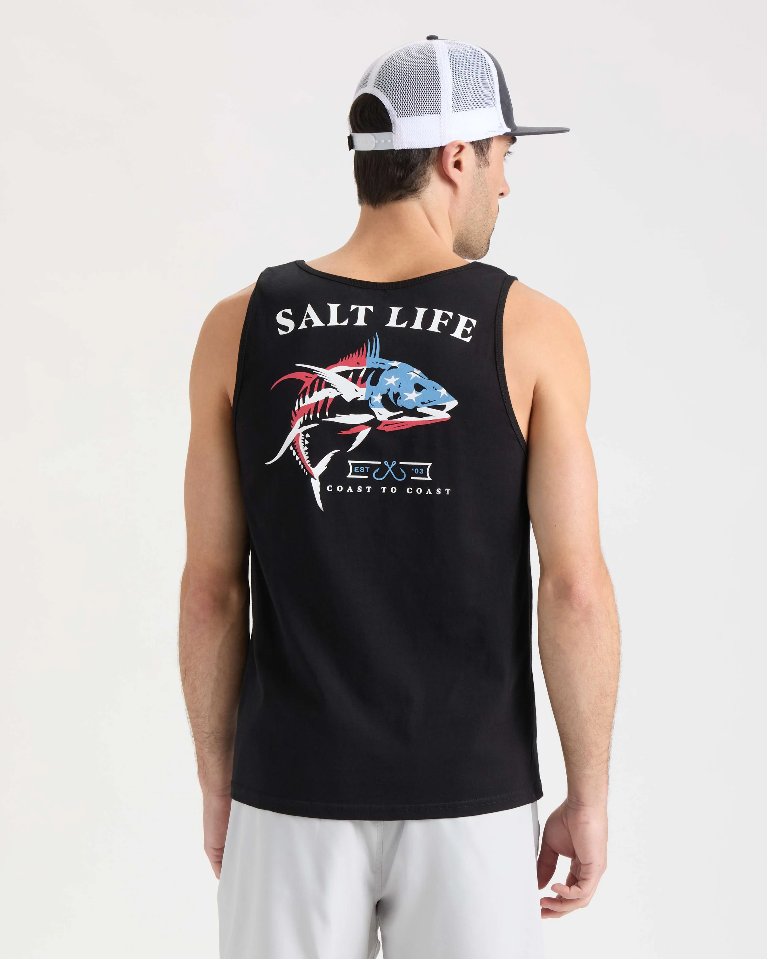 Men's United We Fish Tank Top - Image 5