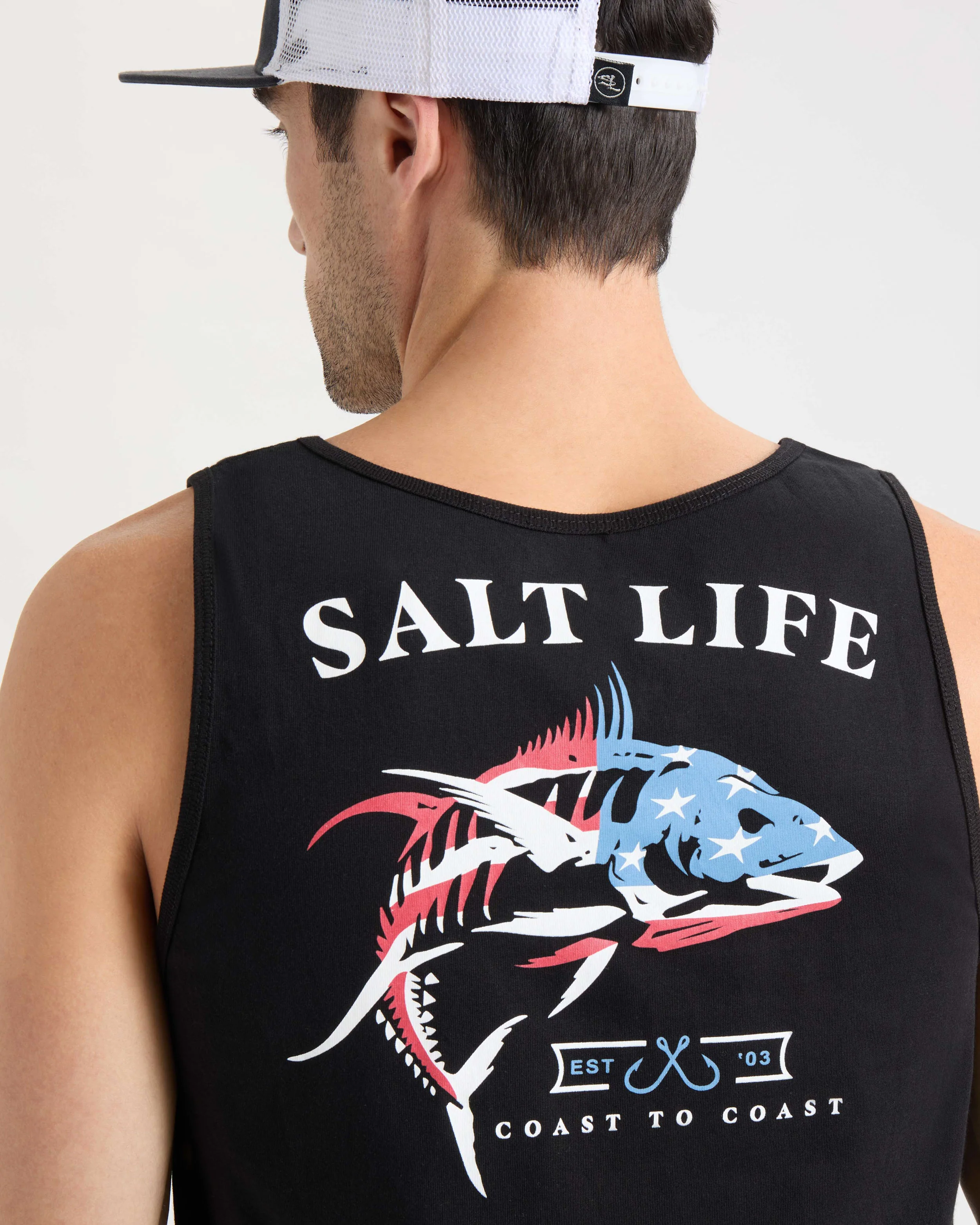 Men's United We Fish Tank Top - Image 6