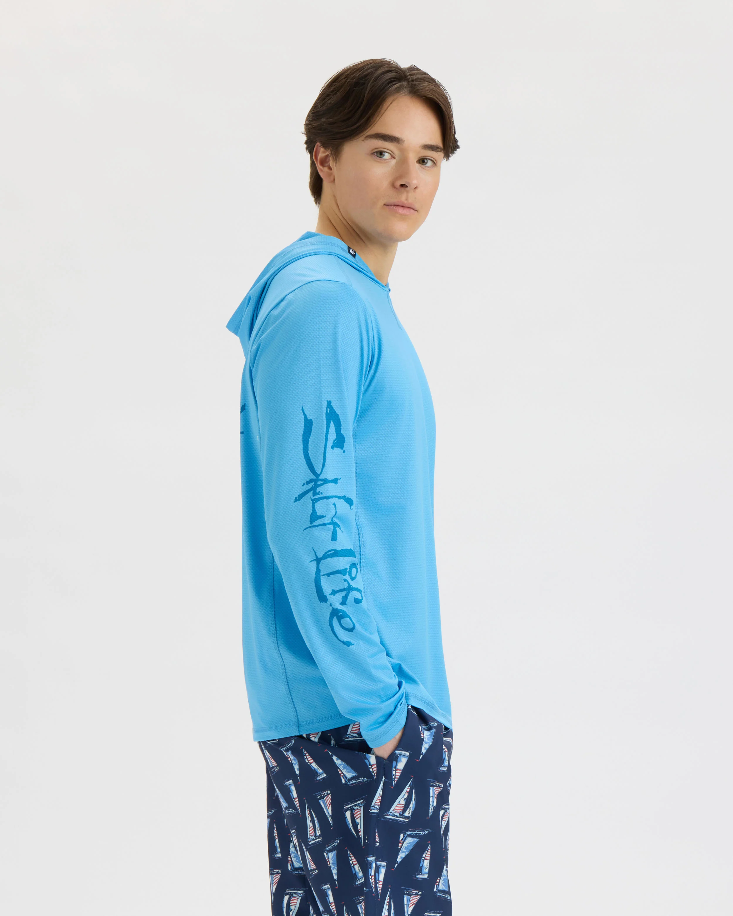 Men’s Upwell 2.0 Perforated SLX Performance Hoodie - Image 3