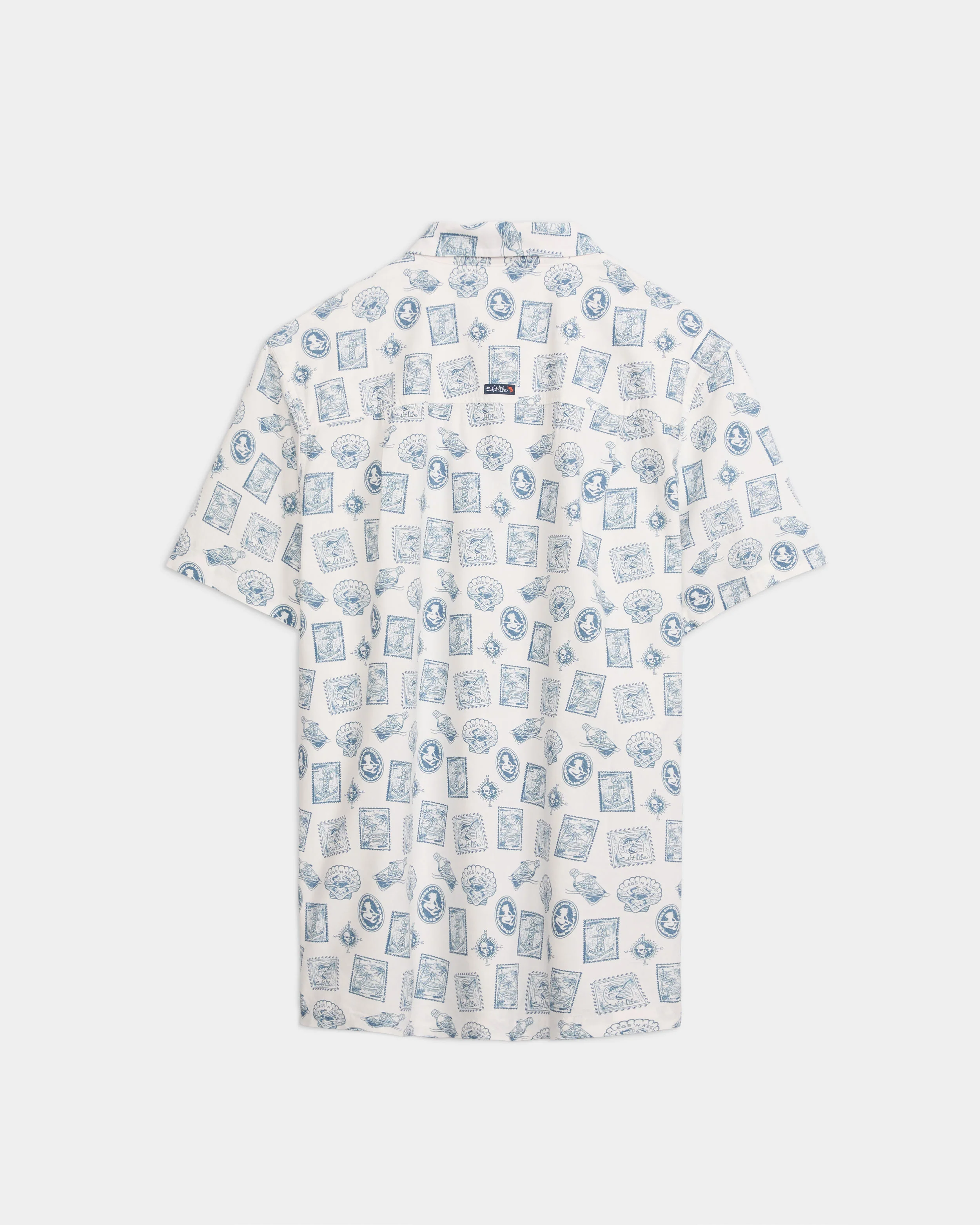 Men’s Voyager’s Stamps Performance Woven Shirt - Image 7