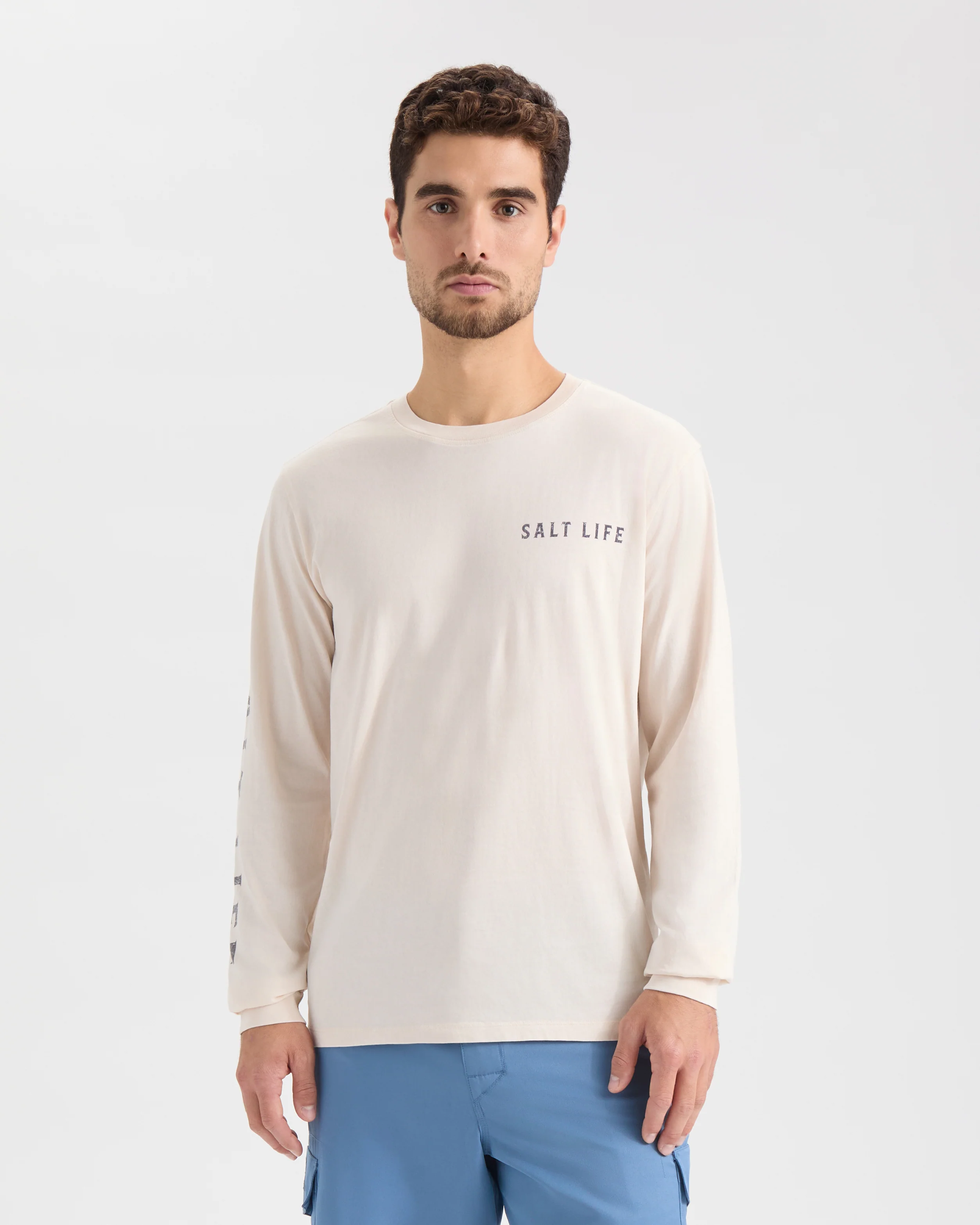 Men’s Wake and Bait Boating Long Sleeve Shirt - Image 2