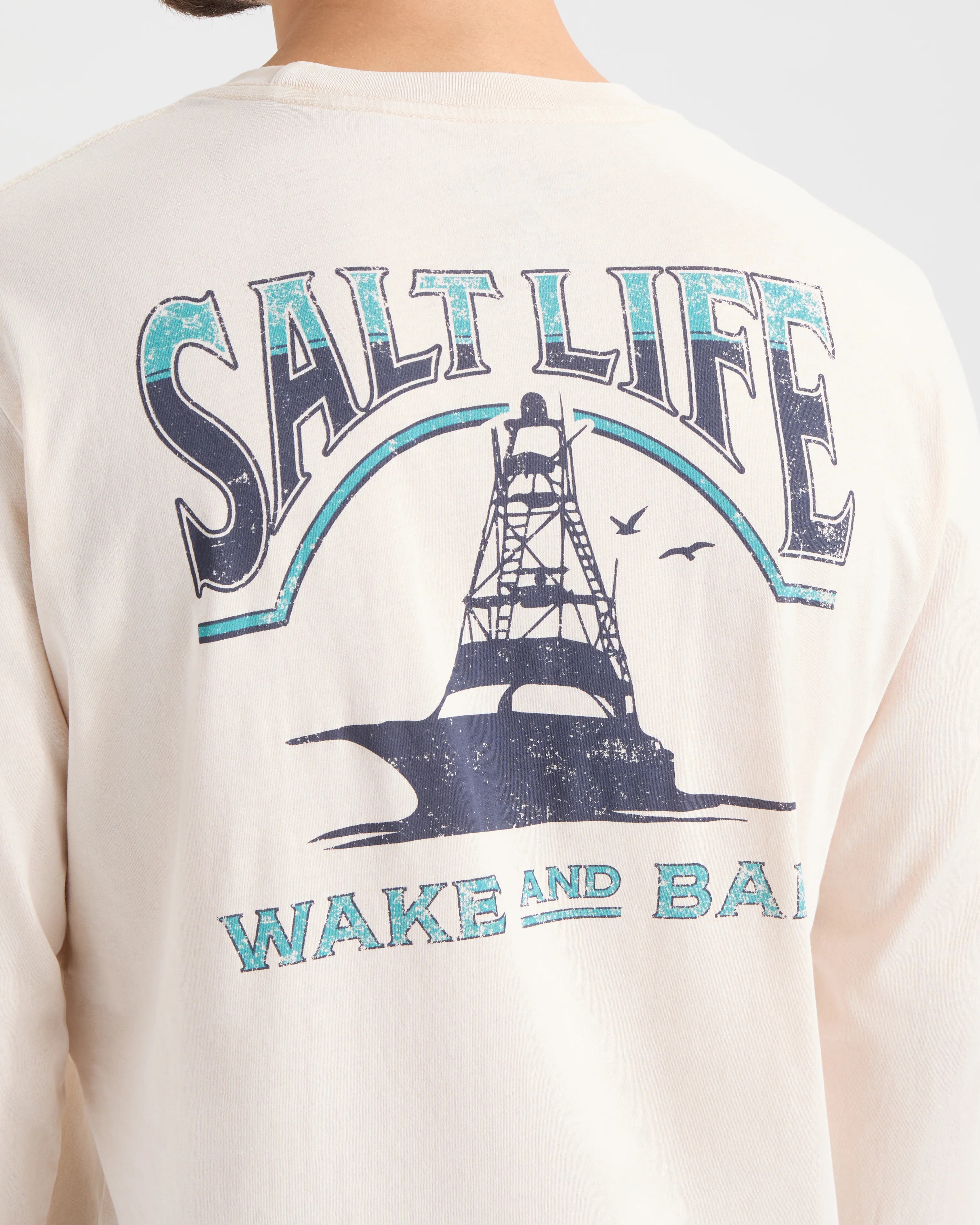 Men’s Wake and Bait Boating Long Sleeve Shirt - Image 5