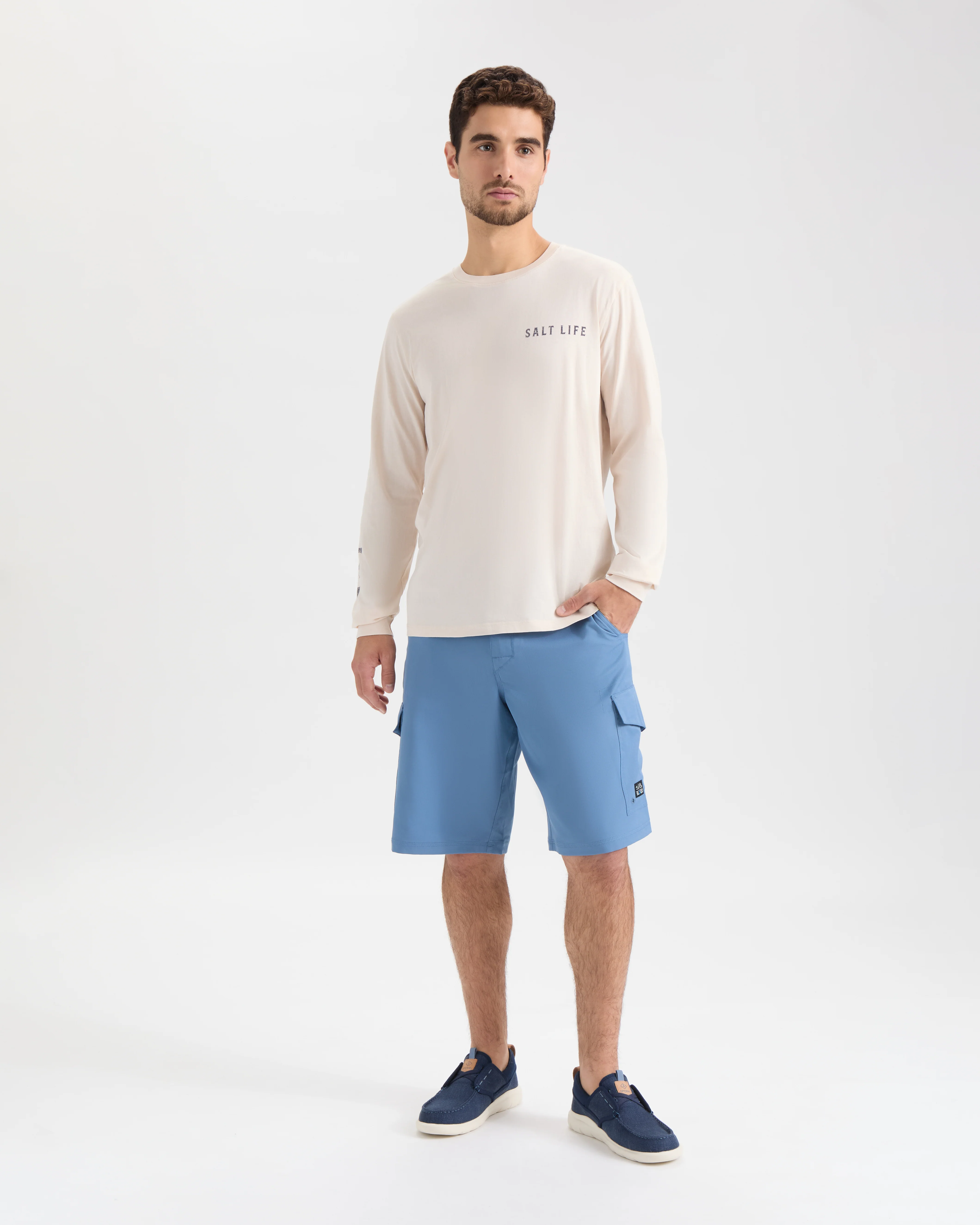 Men’s Wake and Bait Boating Long Sleeve Shirt - Image 6